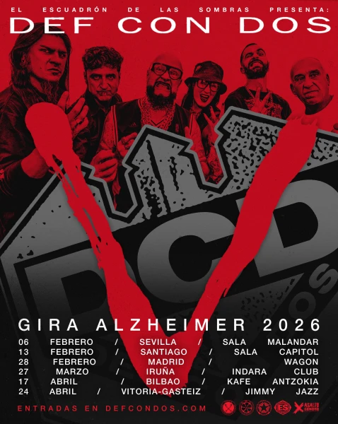 Def Con Dos anuncian las primeras fechas de su Gira Alzheimer 2026